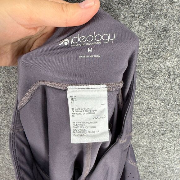 Ideology Skort Women M Medium Gray Mini Short Lined Pull On Mid Rise Casual - Picture 6 of 7